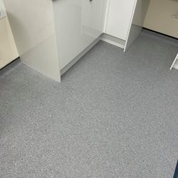 Non-slip safety flooring installed in a medical building in Consett