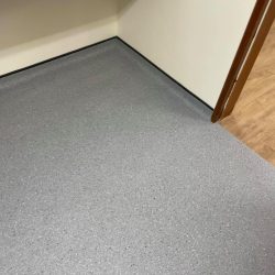 Safety flooring installed in a medical building in Consett