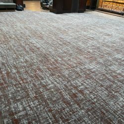 Carpet fitted in a bar in Consett